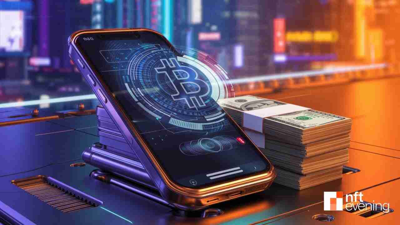 手机上的比特币,并通过Fiobit Cloud挖掘赚取被动收入